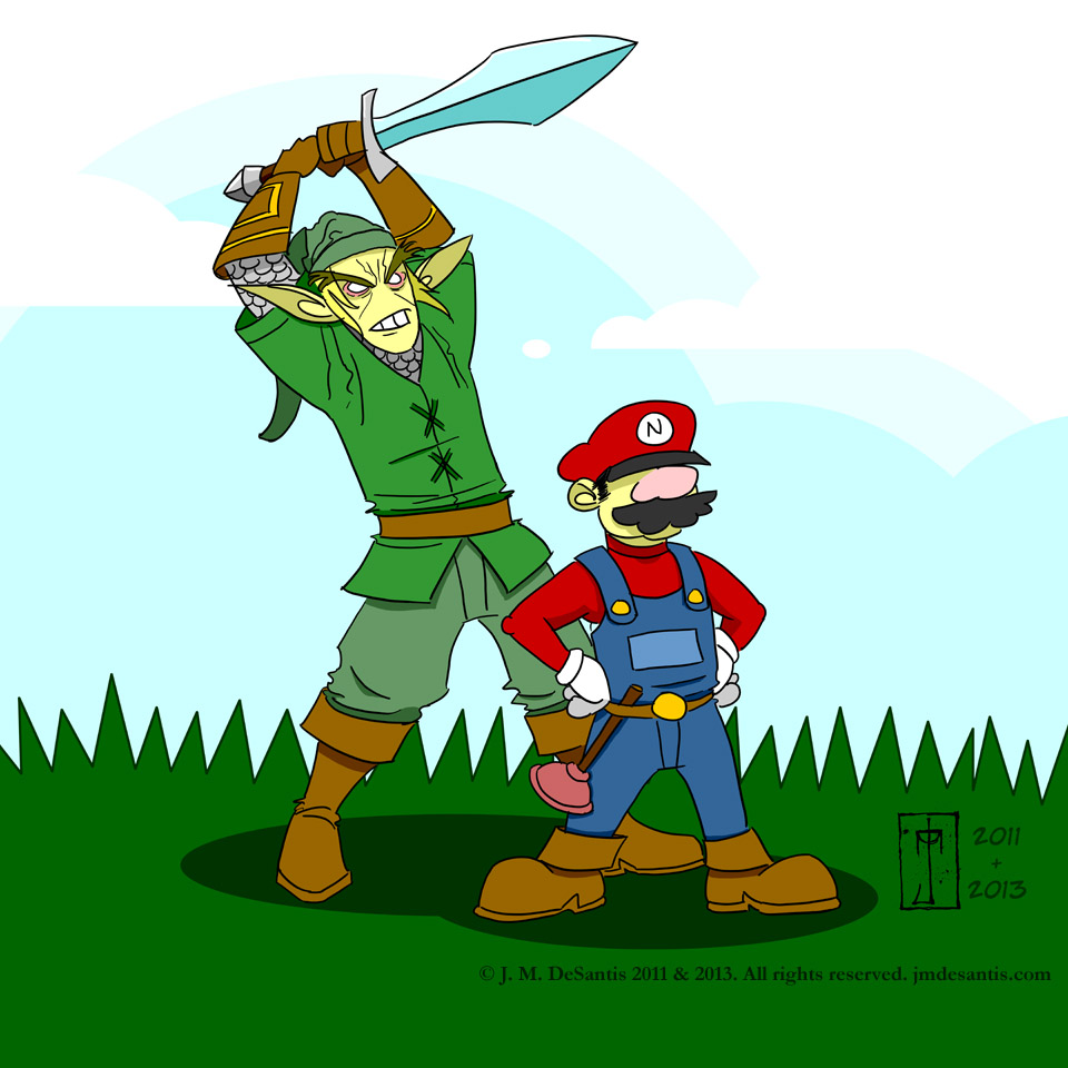 Link vs Mario